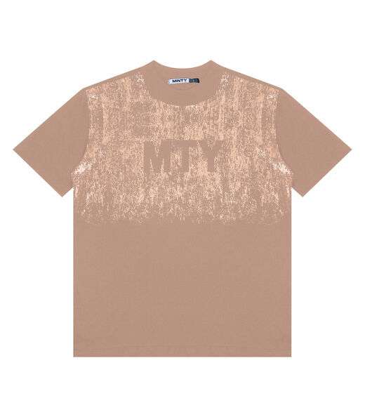 T - Shirt Juvenil Feminina Minty Marrom