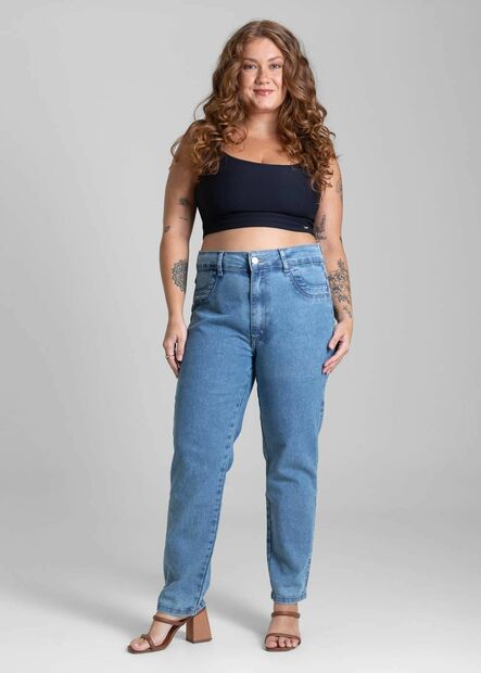 Cal?a Jeans Sawary Plus Size Levanta Bumbum - 282104