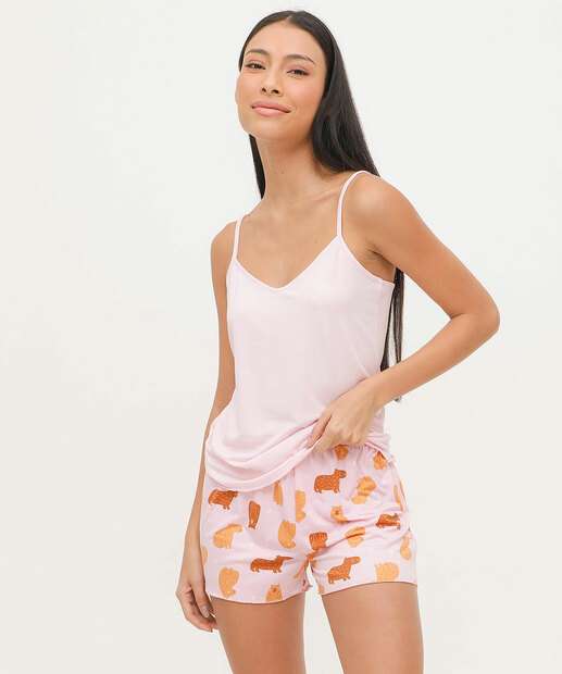 Pijama Feminino Estampa Capiva Marisa
