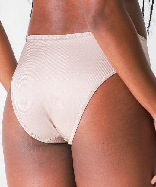 Calcinha Cintura Alta Cavada Abrupt Cotelê DeMillus