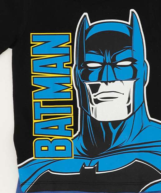 Conjunto Infantil Batman Liga Da Justiça Tam 4 a 10