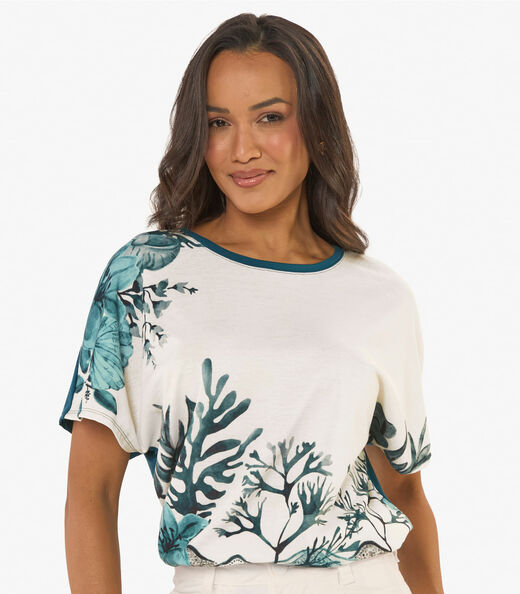 Blusa Feminina Viscotorcion Crepe Rovitex Verde