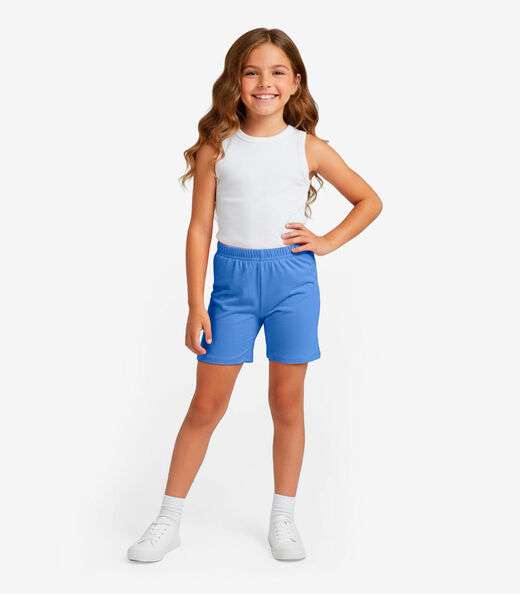 Image_Bermuda Ciclista Infantil Básica Soletex Azul