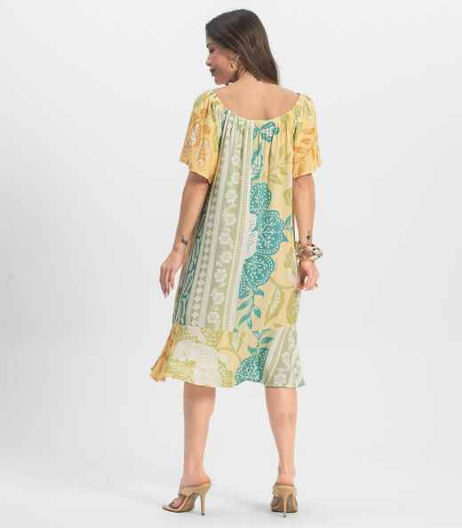 Vestido Ciganinha Infinita Cor Verde