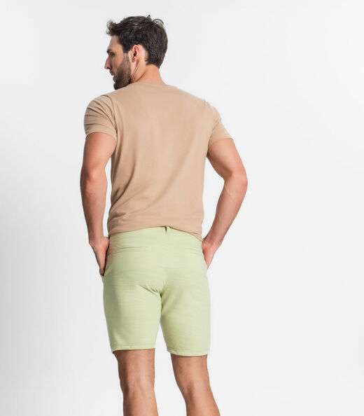Bermuda Em Moletinho Linho Masculina Diametro Verde