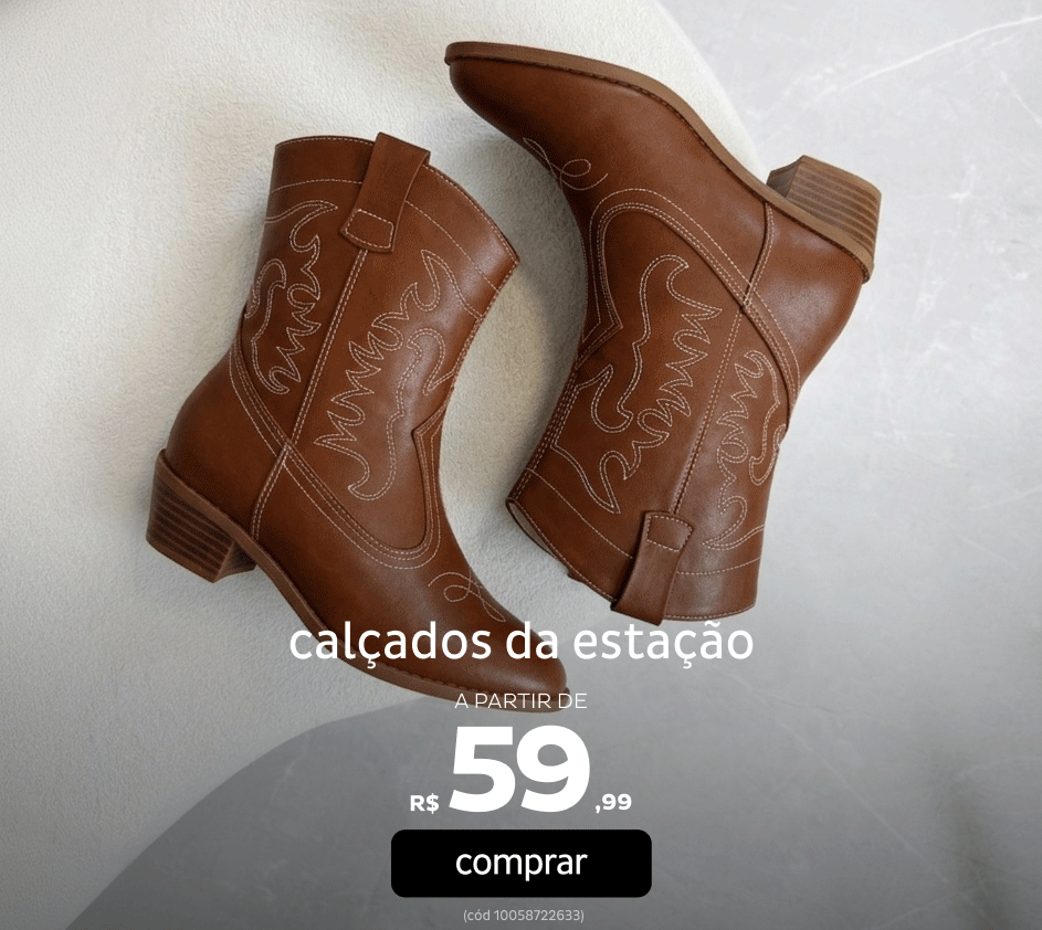 Calçados Inverno a partir de R$59,99