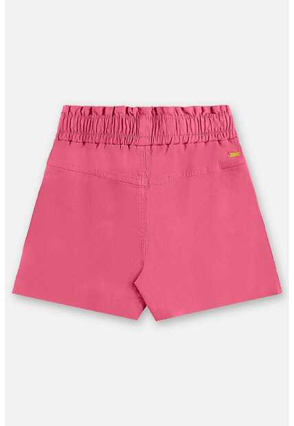 Short em Sarja Infantil com Cinto Up Baby