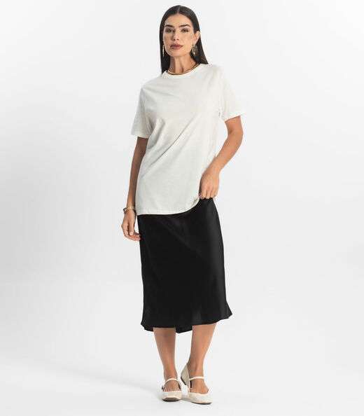 Camiseta Básica Unissex Rovitex Bege