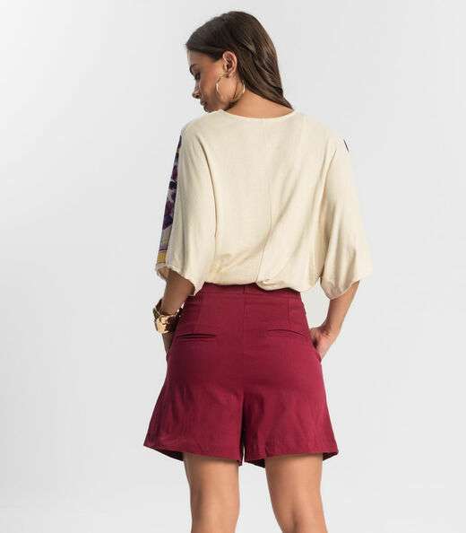 Bermuda Feminina Bengaline Endless Rosa