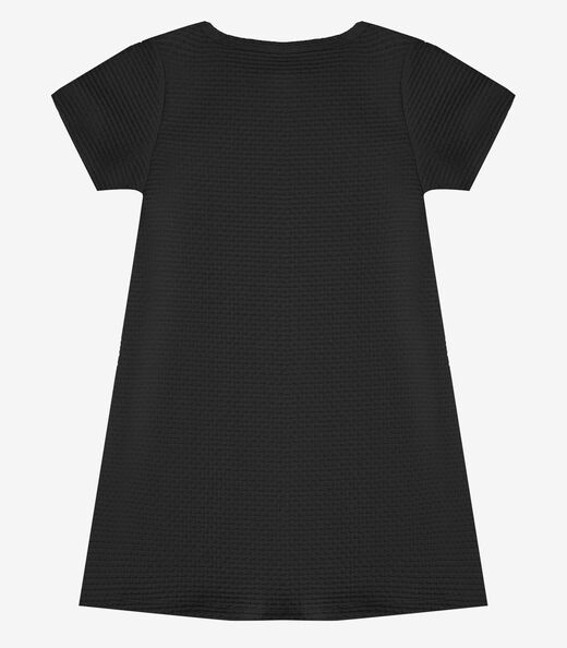 Vestido Infantil Menina Em Malha Puvil Select Preto