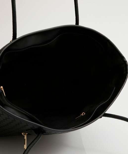 Bolsa De Ombro Tote Feminina Tressê Marisa Preto