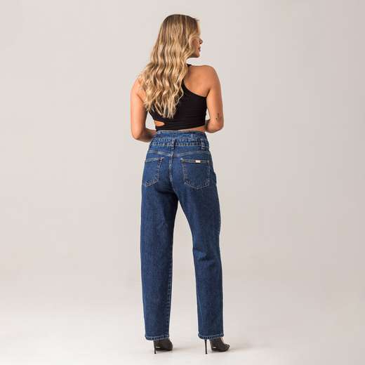 Calça Jeans Feminina Cintura Alta Zune