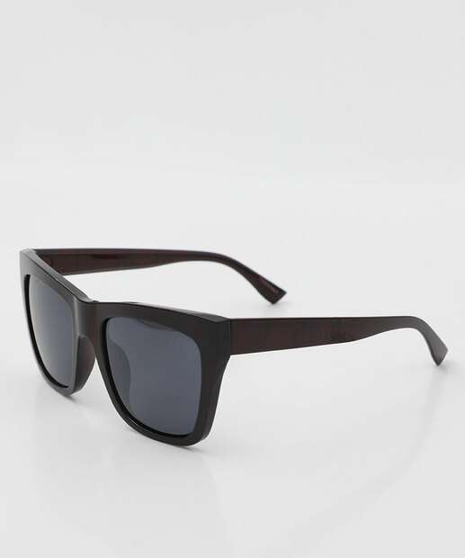 Óculos de Sol Feminino Quadrado Marisa Preto