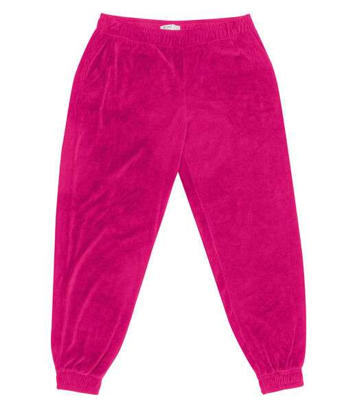 Calça Feminina Plus Size Em Plush Secret Glam Rosa