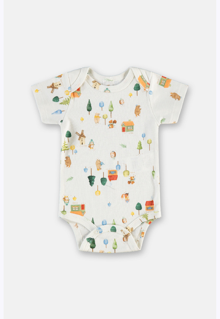 Body Bebê Masculino Suedine Up Baby