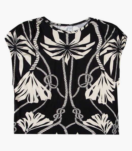 Blusa Feminina em Malha Visco Infinita Cor Preto