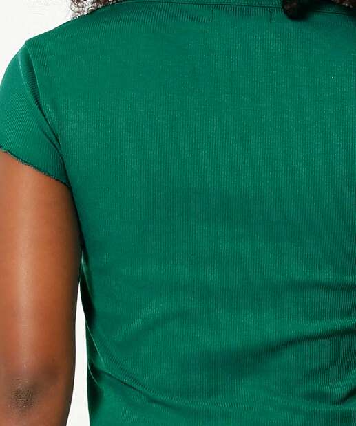 Blusa Cropped Feminina Botões Marisa