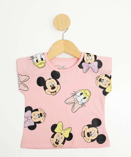 Camiseta Infantil Turma Do Mickey Disney Tam a