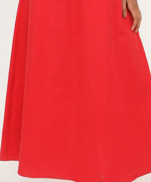 Vestido Midi Feminino Ciganinha Babado Marisa