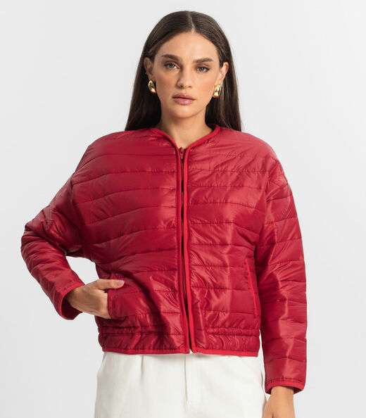 Jaqueta Feminina Microfibra Endless Vermelho