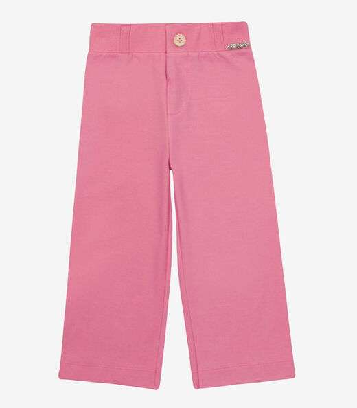 Calça Pantacourt Infantil Trick Nick Rosa