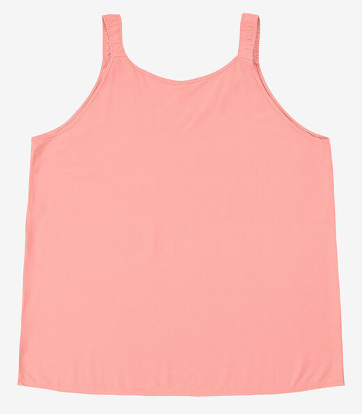 Regata Feminina Plus Size Infinita Cor Rosa