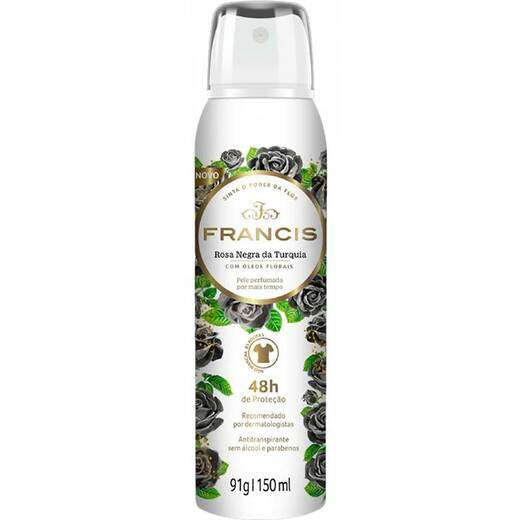 Image_Desodorante Aero Francis 150ml Clássico Preto