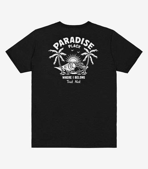 Camiseta Infantil Masculina Trick Nick Preto