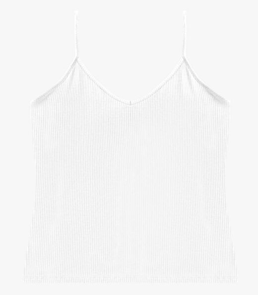 Image_Blusa De Alça Feminina Canelada Rovitex Branco
