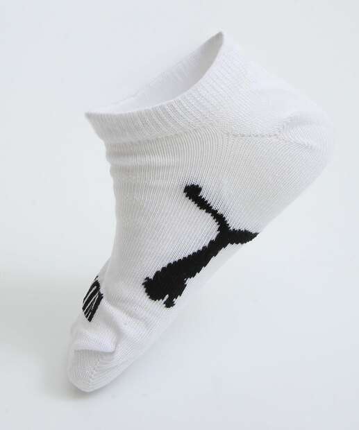 Kit 3 Meias Infantil Invísivel Puma