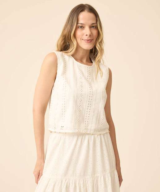 Blusa Regata Feminina Laise Marisa