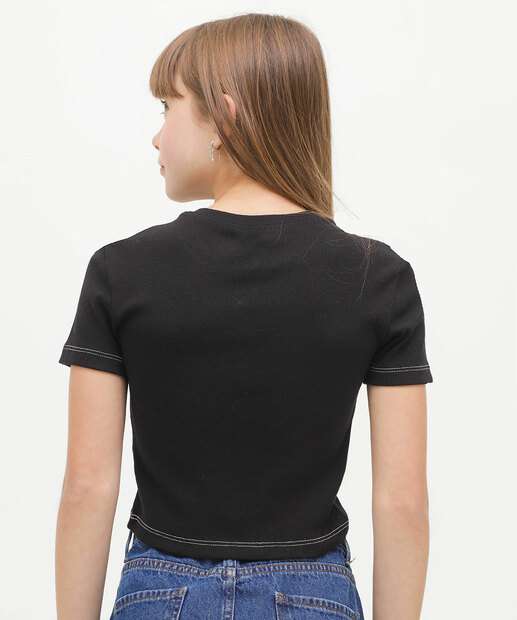 Blusa Juvenil Cropped Yokohhama Sanrio Tam 10 a 16