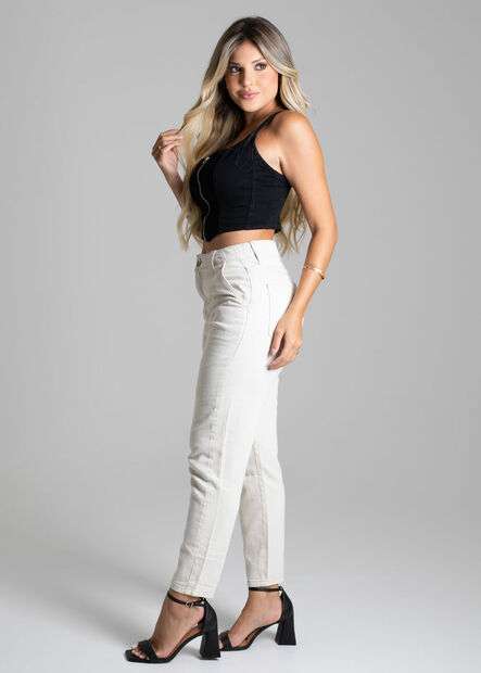 Calça Linho Sawary Mom - 276065