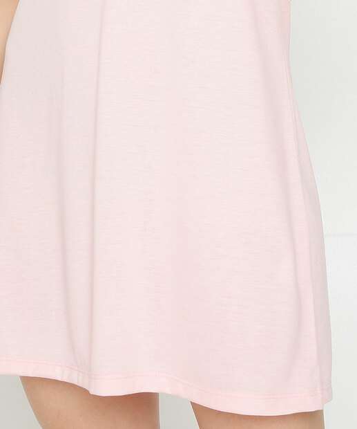 Camisola Amamentação Recorte Renda Alças Finas