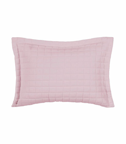 Porta Travesseiro Liso Fio Penteado Altenburg Rosa