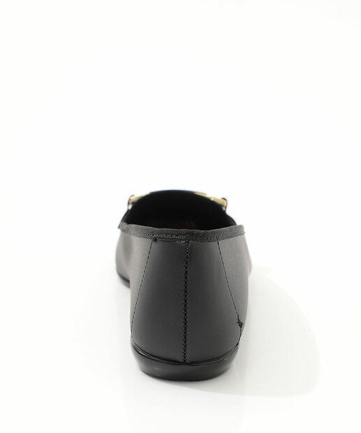 Mocassim Loafer Feminino Bridão Moleca Preto