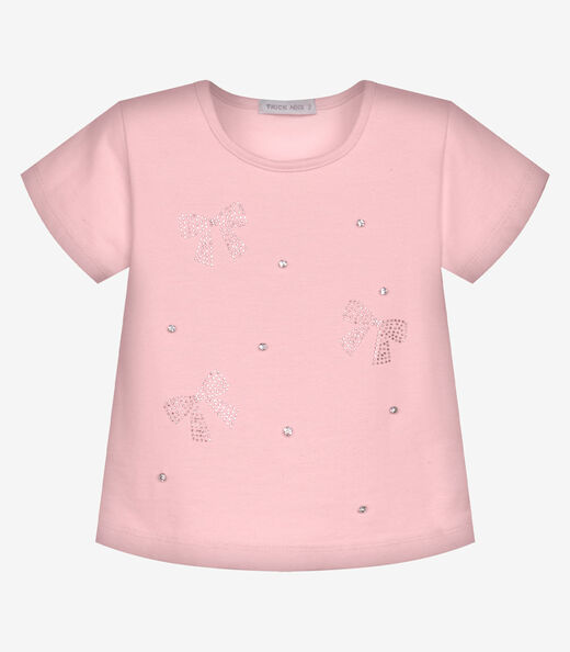 Conjunto Menina Blusa Com Saia Trick Nick Rosa