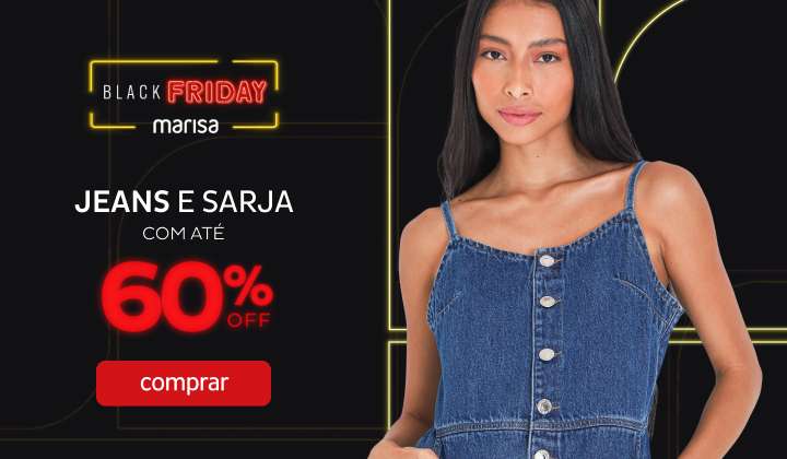 Jeans com até 60% OFF