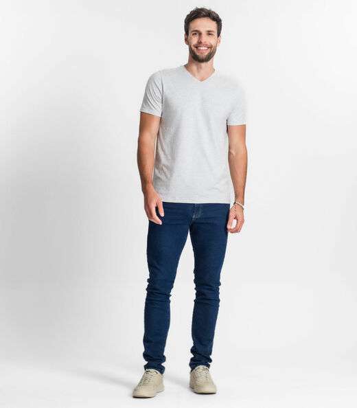 Camiseta Masculina Diametro Cinza