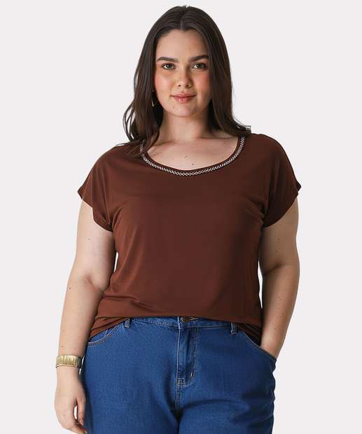 Image_Blusa Plus Size Feminina Manga Curta Marisa Off White