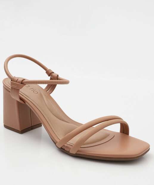 Image_Sandália Salto Grosso Feminina Beira Rio Bege