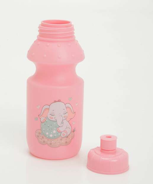Garrafa Squeeze Estampa Elefante Marisa 370ml