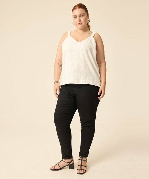 Blusa Plus Size Feminina Regata Marisa