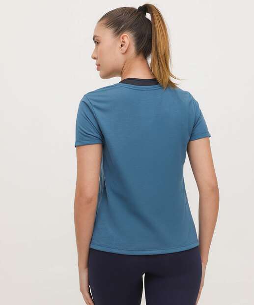 Blusa Feminina Fitness Estampada Marisa
