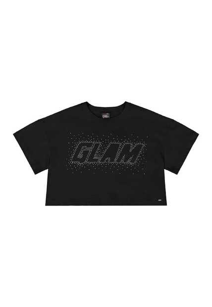 Blusa Juvenil com Strass Gloss