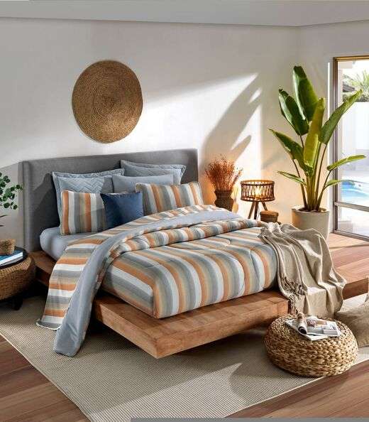 Image_Edredom Casal Estampado Vivaldi Azul