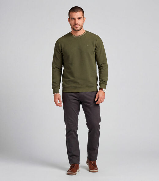 Blusão Masculino Em Moletom Gorgurinho Diametro Verde