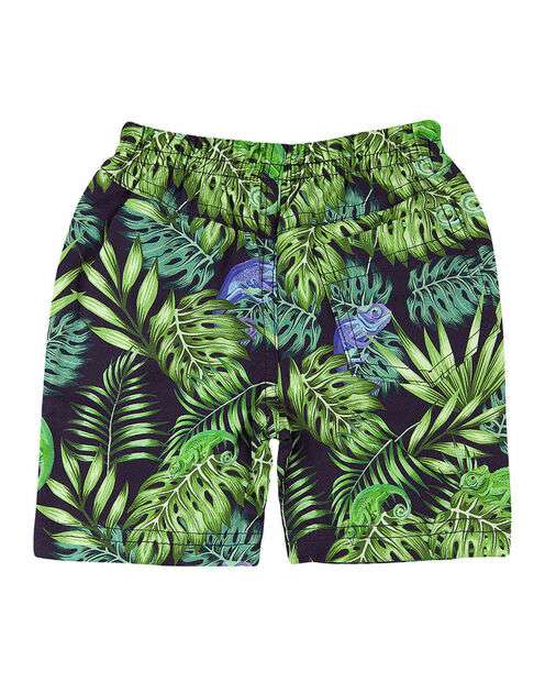 Conjunto Bebê Meia Malha e Tricoline Estampado Digital Fun In The Sun - Branco