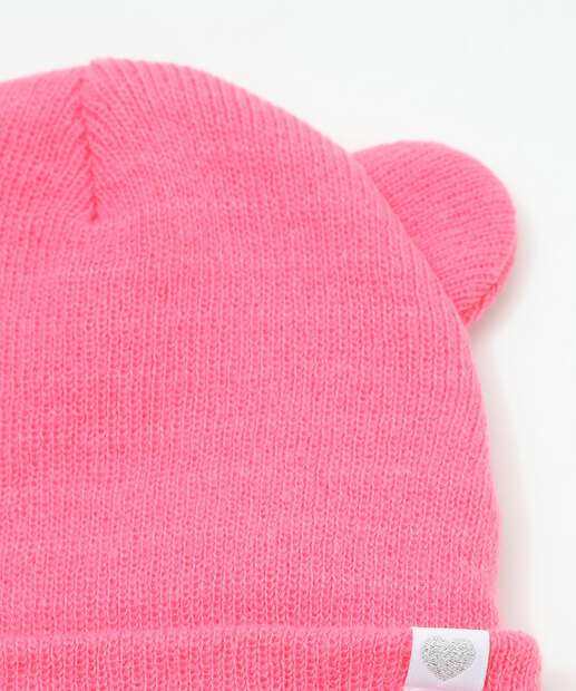 Touca Infantil Detalhe Orelhinha Marisa Tam 4 a 8 Rosa