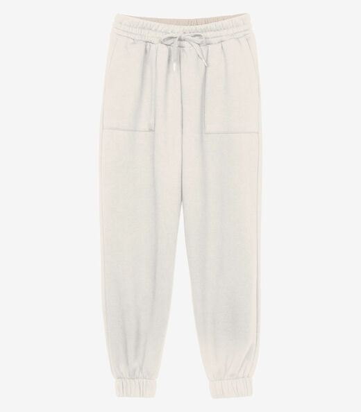 Image_Calça Feminina Moletom Jogger Básico Endless Bege